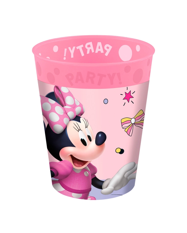 Vaso Plastico Reutilizable 250ml Minnie