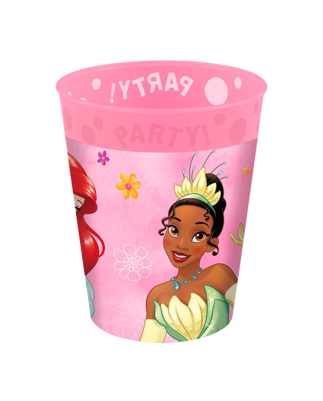 Vaso Plastico Reutilizable 250ml Princesas