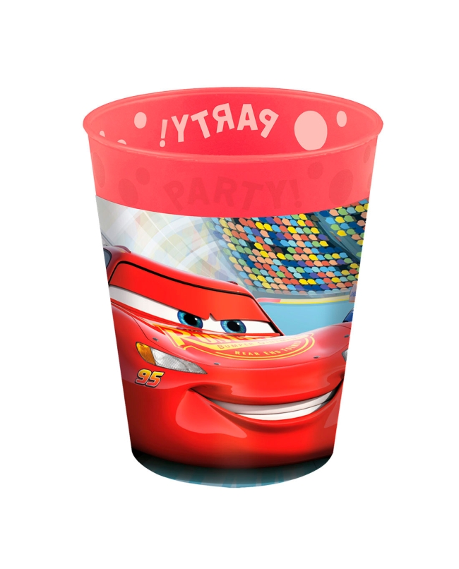 Vaso Plastico Reutilizable 250ml Cars