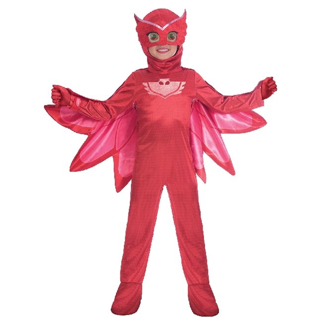 Disfraz Infantil Pj Masks Owlette Deluxe - Talla 5-6 Años