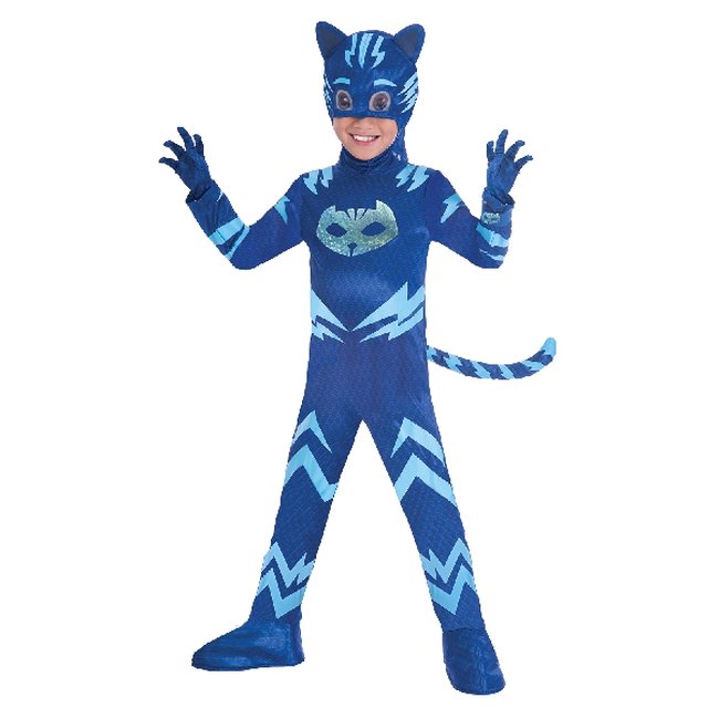 Disfraz Infantil Pj Masks Catboy Deluxe - Talla 5-6 Años