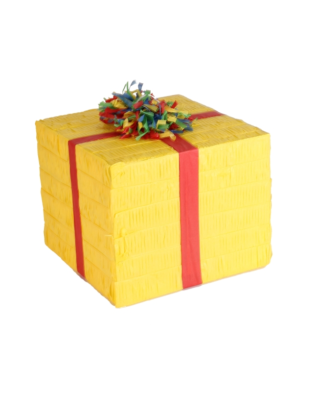 Caja de regalo de cumpleaños de piñata 3d