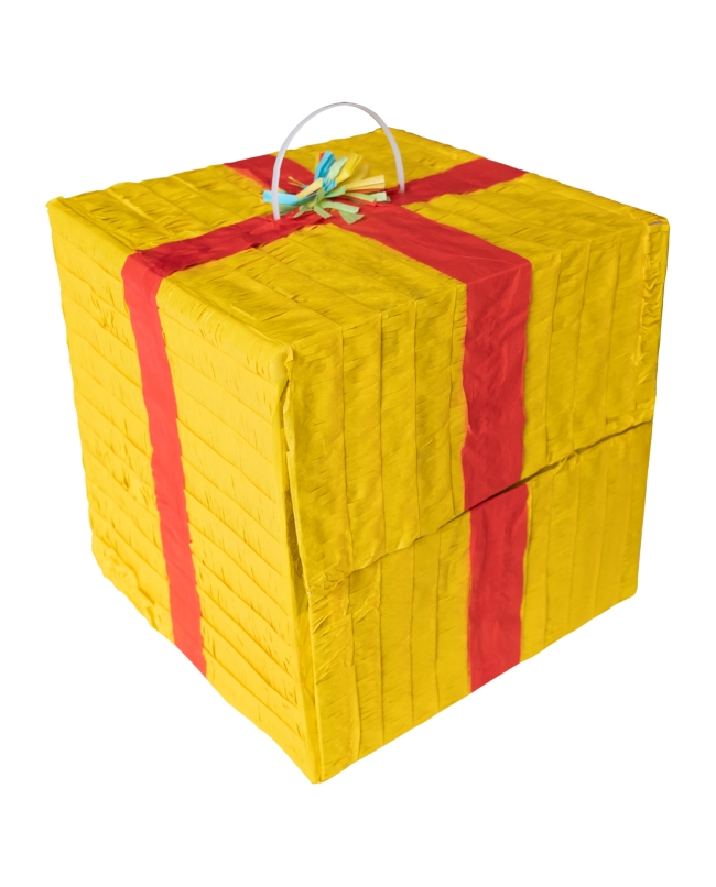 Piñata Expandible Caja Regalo