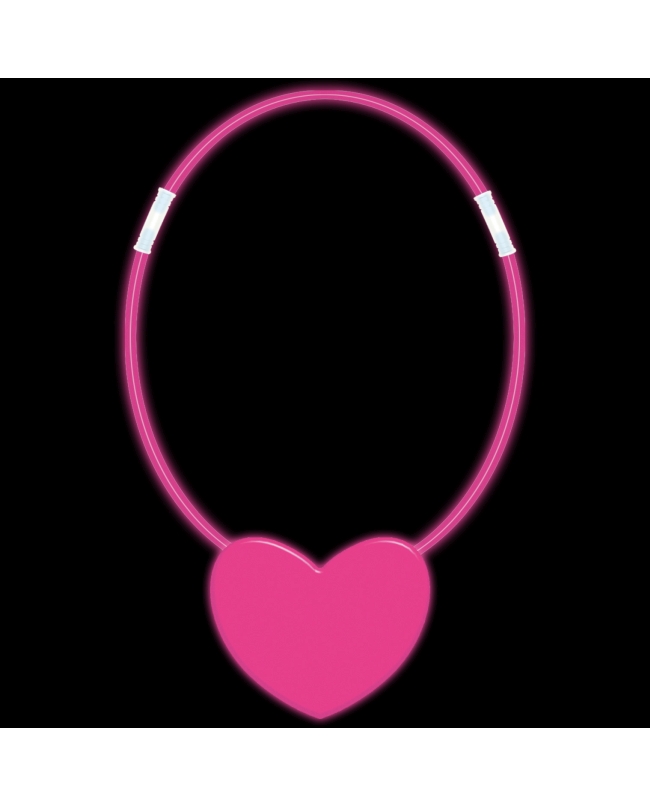 Collar Corazon Neon