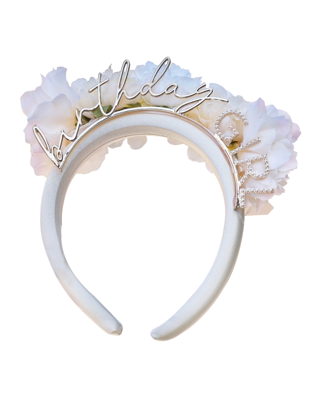 Diadema Floral Birthday Girl ***OFERTA DTO NO ACUMULABLE