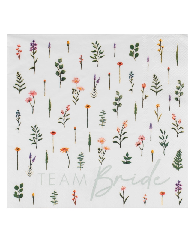 Servilletas Bride Floral Team Bride ***OFERTA DTO NO ACUMULABLE