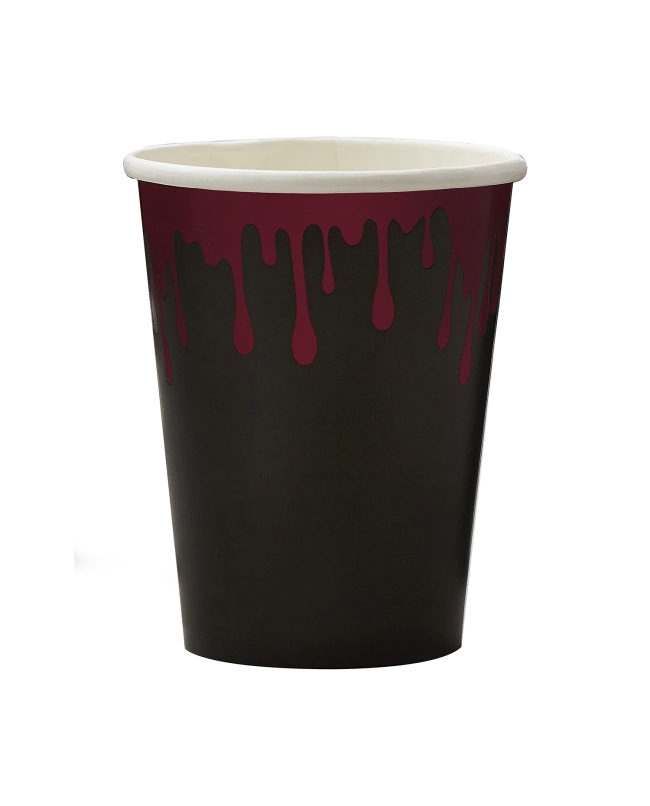 Vasos Paper Sangre Rojo/Negro ***OFERTA DTO NO ACUMULABLE