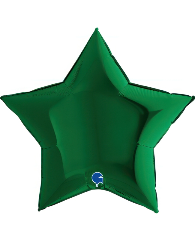 Jumbo Estrella Verde Oscura 86 X 81cm (0,094m3)