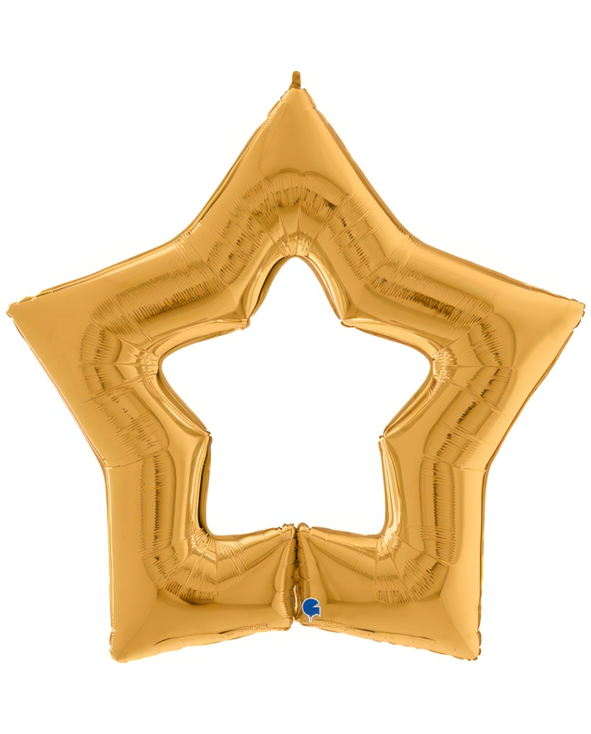 Forma Estrella Cadena Dorada 96X94cm (0,047m3)