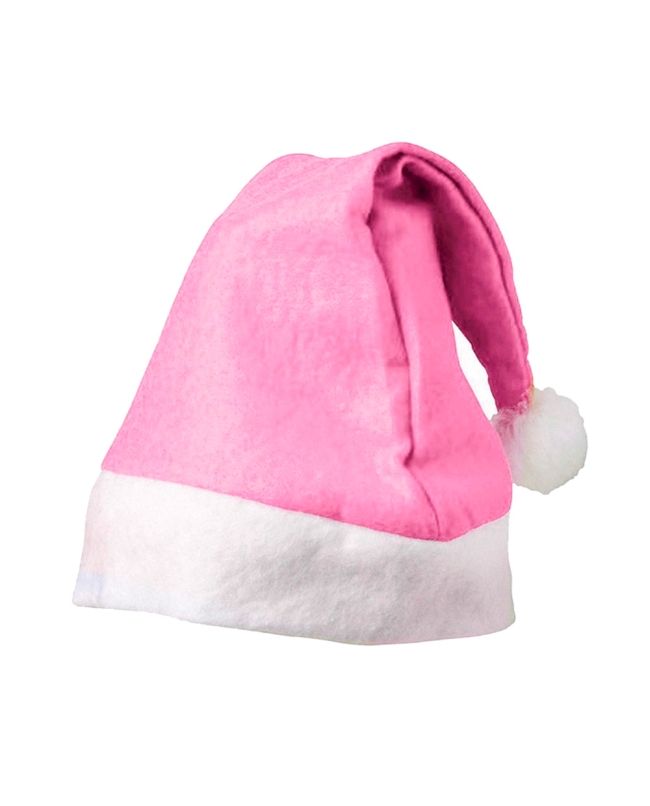 Gorro Navidad Rosa Claro