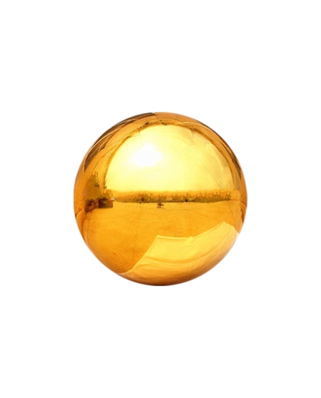 Esfera Mirror Balls Oro 80cm Con Valvula