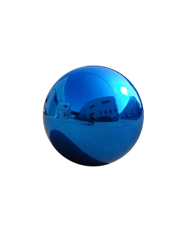 Esfera Mirror Balls Azul 80cm Con Valvula + Kit Pinchazo