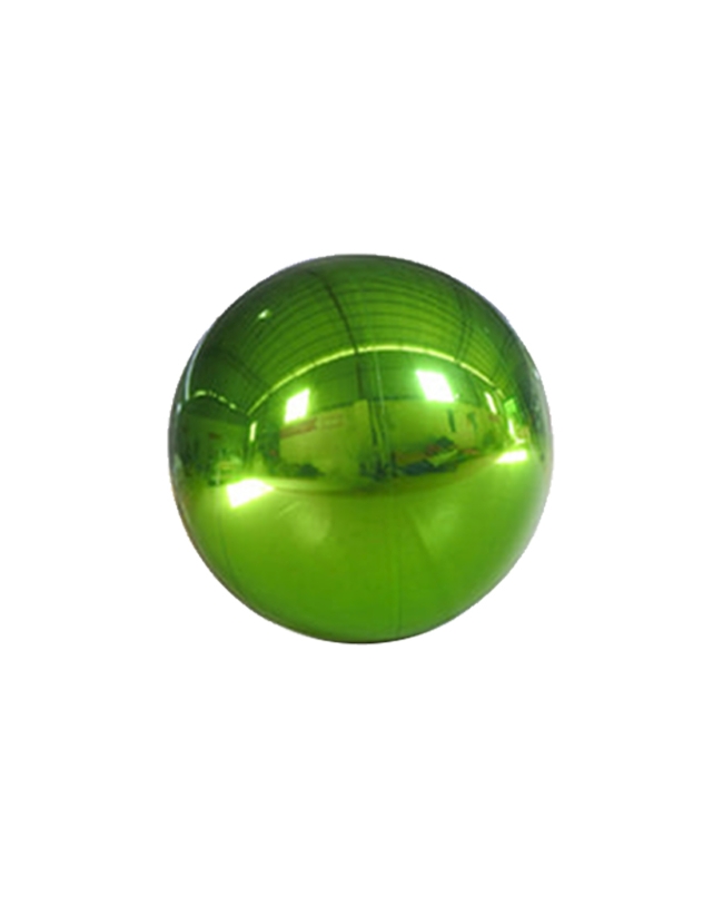 Esfera Mirror Balls Verde 80cm Con Valvula