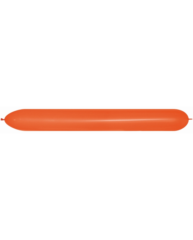 Globo Latex Link-O-Loon Sempertex Fashion Solido Naranja 15cm X 150cm