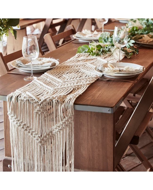 Table Runner Macrame Table Runner ***OFERTA DTO NO ACUMULABLE