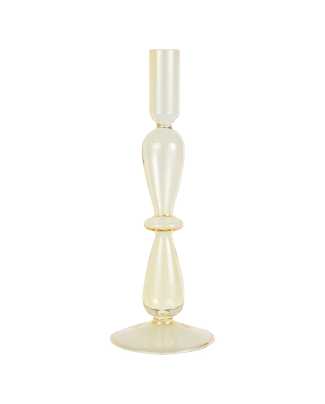 Candelabro Cristal Amarillo ***OFERTA DTO NO ACUMULABLE