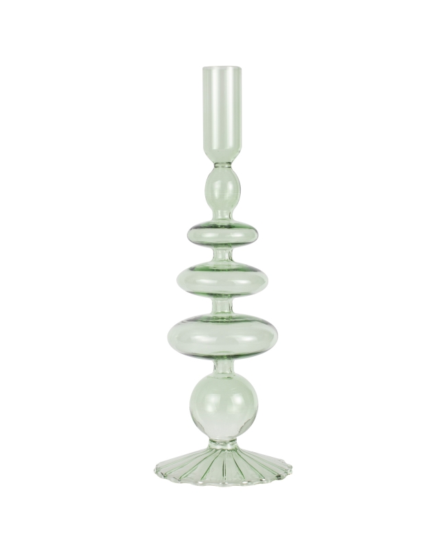 Candelabro Cristal Verde ***OFERTA DTO NO ACUMULABLE