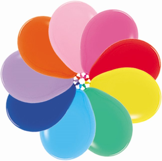 Globo Latex R12 Sempertex Fashion Surtido Colores 5-9-12-15-20-28-40-41-50-61 / 30cm En Bolsa De 12 Unidades