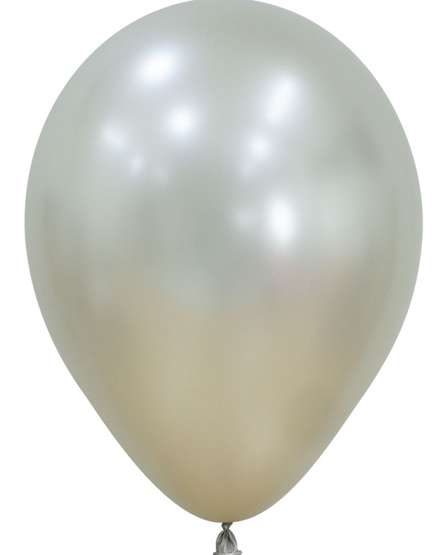 Globo Latex R12 Sempertex Silk Perla Crema 30cm En Bolsa De 12 Unidades