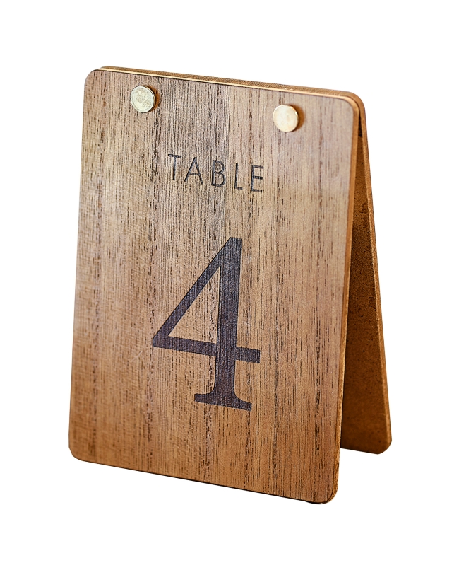 Tabla Numeros Mesa Madera ***OFERTA DTO NO ACUMULABLE