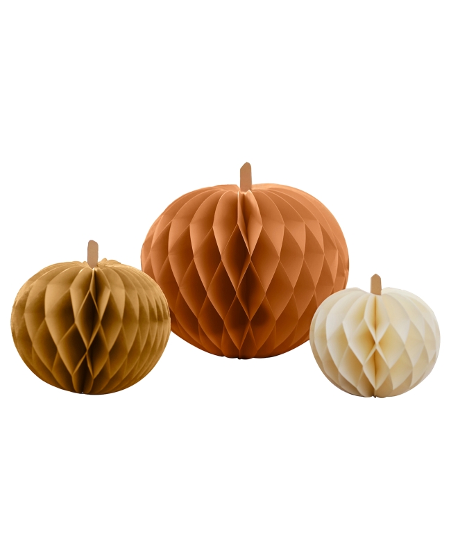 Decoraciones Papel Pumpkin Honeycomb ***OFERTA DTO NO ACUMULABLE